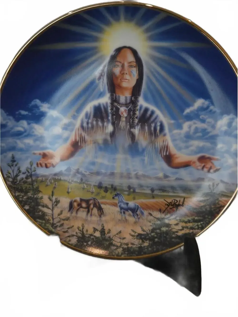 Royal Doulton Sun Maiden Limited Edition Fine Bone China Decorative Plate